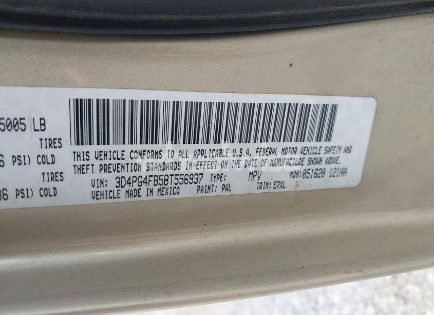 Photo 9 of 2011 Dodge Journey EXPRESS (VIN 3D4PG4FB5BT556937)