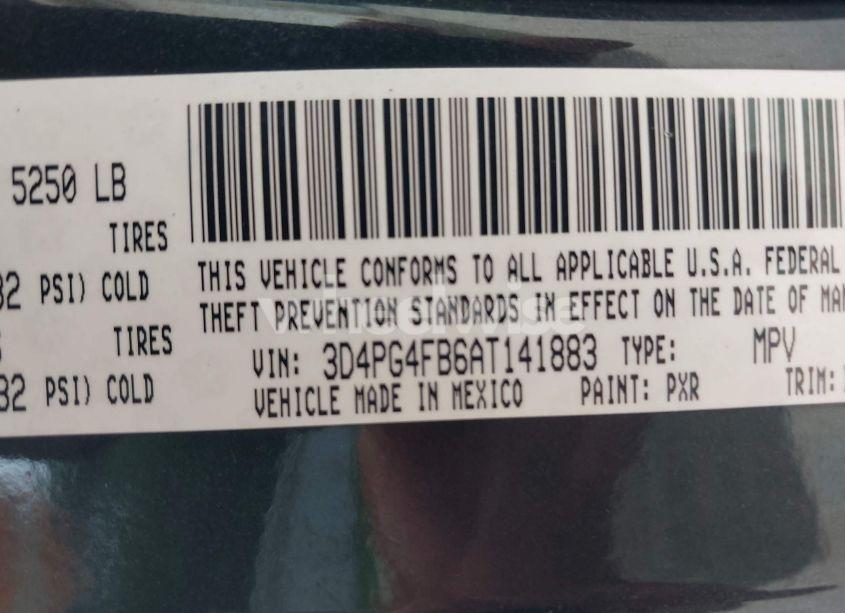 Photo 9 of 2010 Dodge Journey SE (VIN 3D4PG4FB6AT141883)