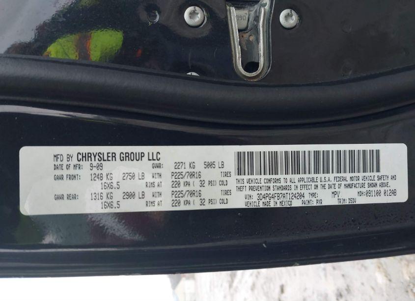 Photo 9 of 2010 Dodge Journey SE (VIN 3D4PG4FB7AT124204)