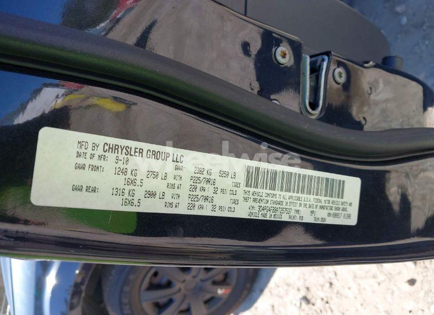 Photo 9 of 2010 Dodge Journey SE (VIN 3D4PG4FB8AT257537)