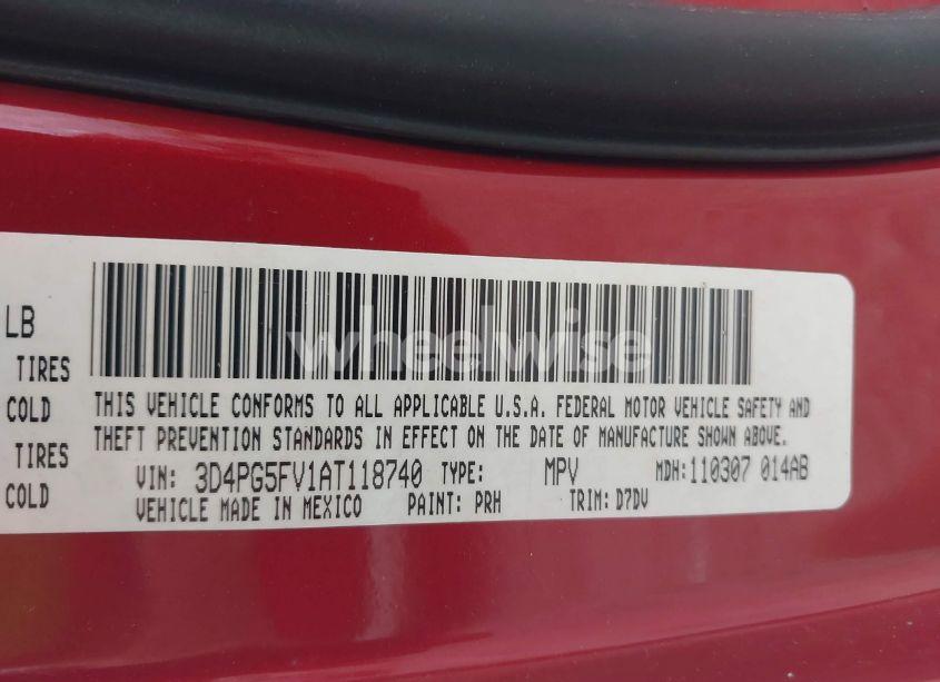 Photo 9 of 2010 Dodge Journey SXT (VIN 3D4PG5FV1AT118740)