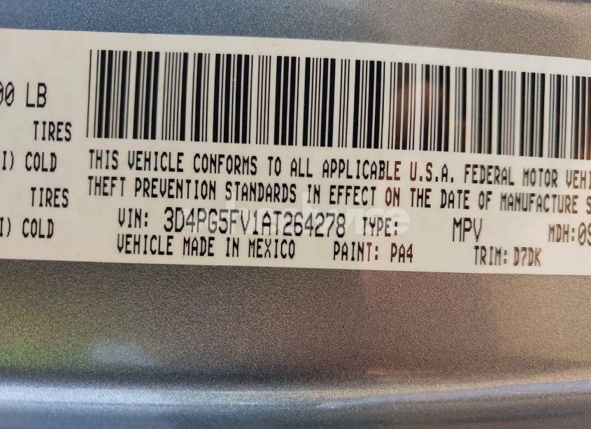 Photo 9 of 2010 Dodge Journey SXT (VIN 3D4PG5FV1AT264278)