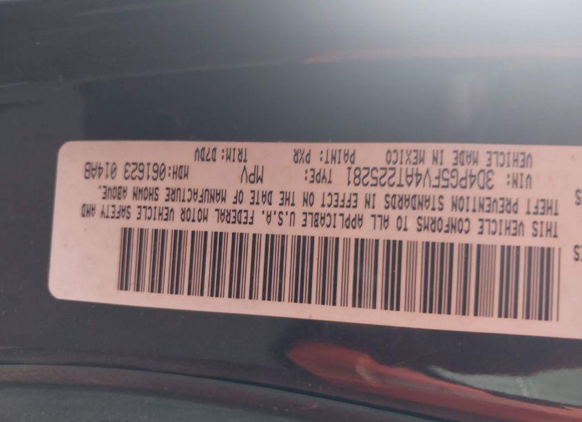 Photo 9 of 2010 Dodge Journey SXT (VIN 3D4PG5FV4AT225281)