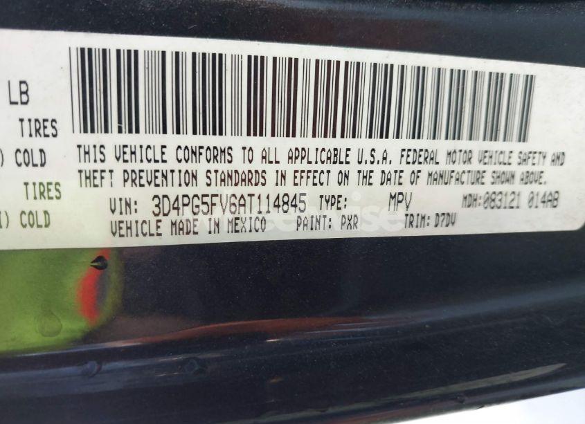 Photo 9 of 2010 Dodge Journey SXT (VIN 3D4PG5FV6AT114845)