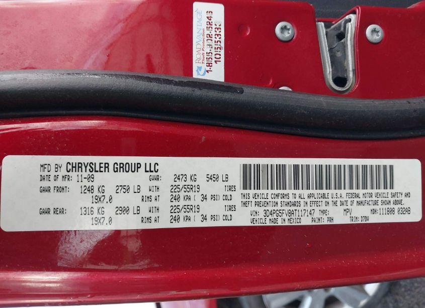 Photo 9 of 2010 Dodge Journey SXT (VIN 3D4PG5FV8AT117147)