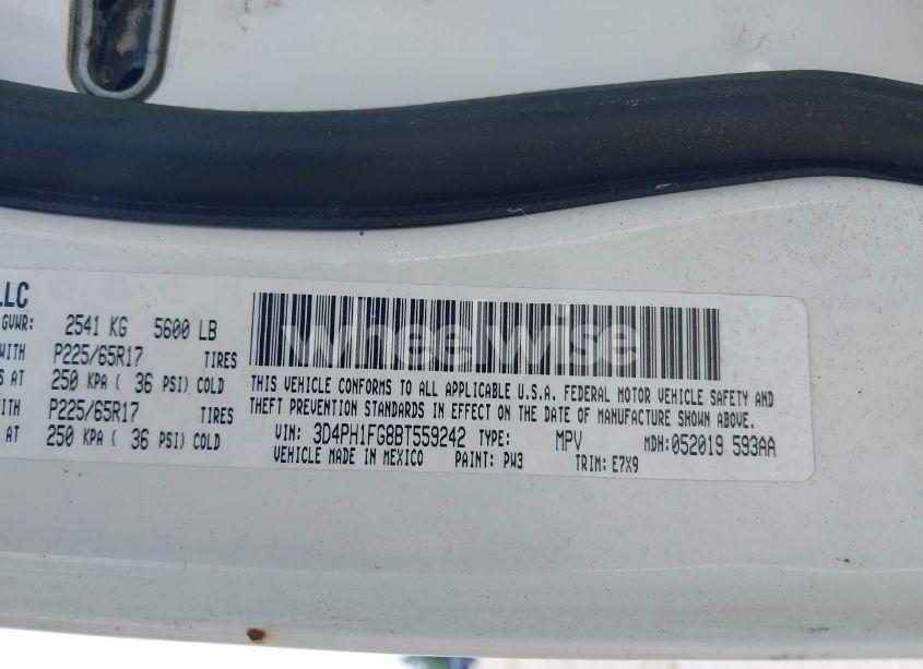 Photo 9 of 2011 Dodge Journey MAINSTREET (VIN 3D4PH1FG8BT559242)