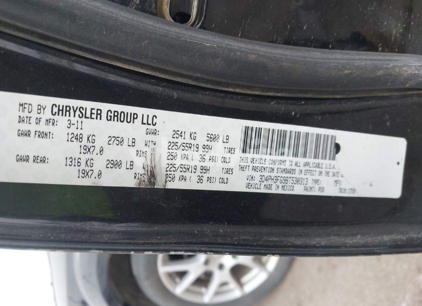 Photo 9 of 2011 Dodge Journey CREW (VIN 3D4PH3FG9BT530313)