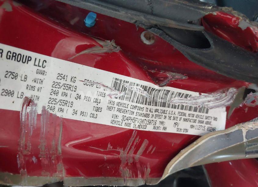 Photo 9 of 2010 Dodge Journey SXT (VIN 3D4PH5FV3AT150716)