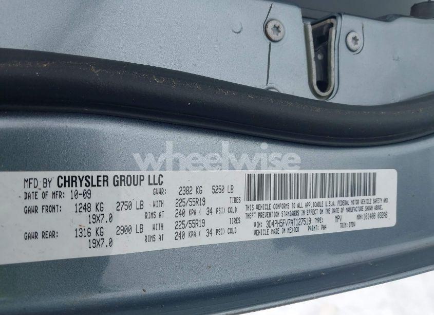 Photo 9 of 2010 Dodge Journey SXT (VIN 3D4PH5FV7AT127519)