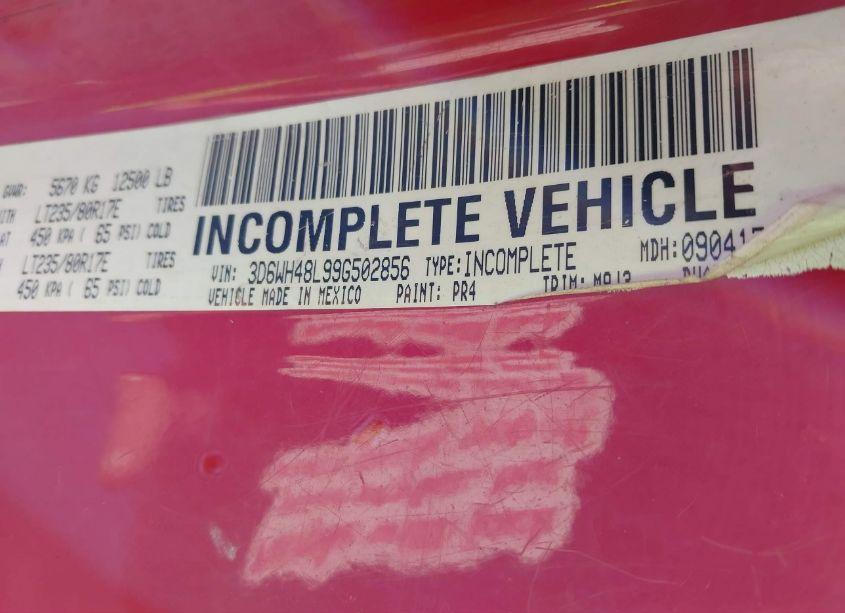 Photo 8 of 2009 Dodge Ram 3500 (VIN 3D6WH48L99G502856)