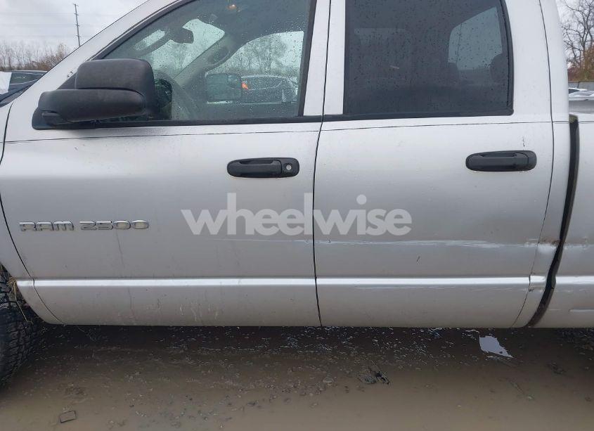 Photo 14 of 2006 Dodge Ram 2500 SLT/SPORT (VIN 3D6WR28DX6G180458)