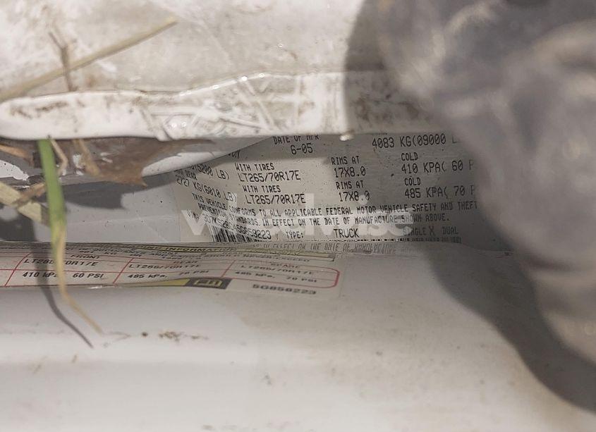 Photo 9 of 2005 Dodge Ram 2500 SLT/LARAMIE (VIN 3D7KS28C45G858223)