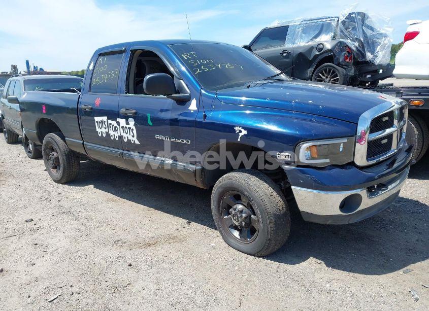 2005 Dodge Ram 2500 SLT/LARAMIE (VIN 3D7KS28D65G771187) main photo