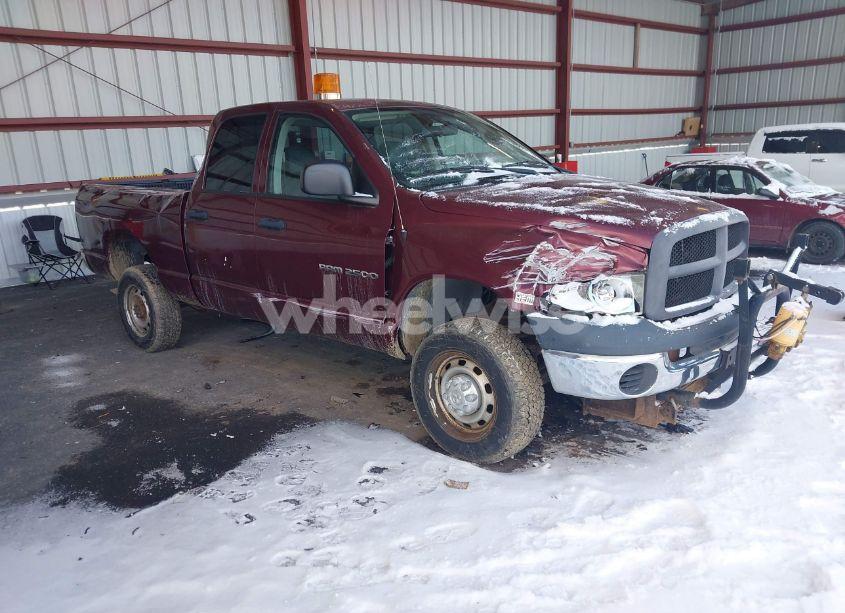 2003 Dodge Ram 2500 SLT/LARAMIE/ST (VIN 3D7KU28D13G835806) main photo
