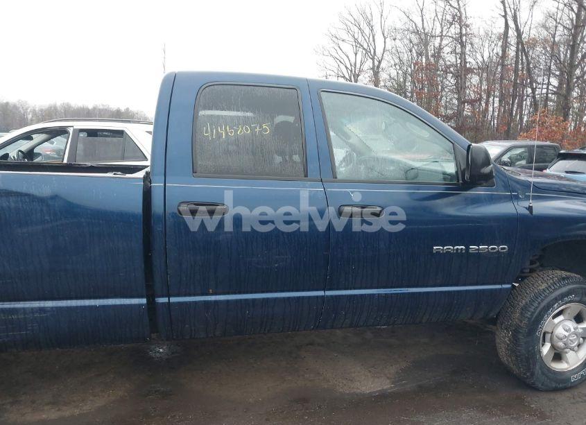 Photo 13 of 2004 Dodge Ram 2500 SLT/LARAMIE (VIN 3D7KU28DX4G219538)