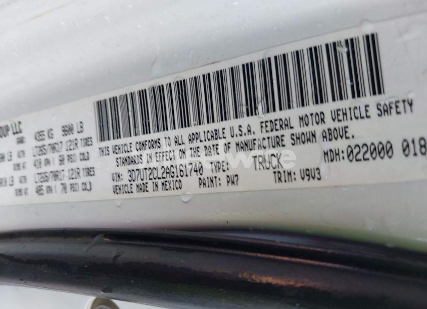 Photo 9 of 2010 Dodge Ram 2500 SLT (VIN 3D7UT2CL2AG161740)