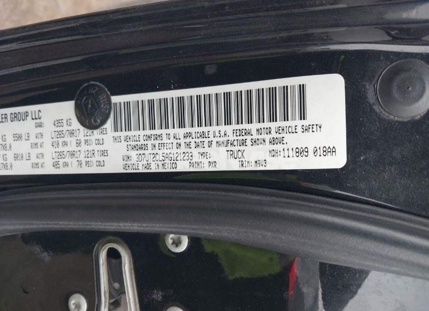 Photo 9 of 2010 Dodge Ram 2500 SLT (VIN 3D7UT2CL5AG121233)