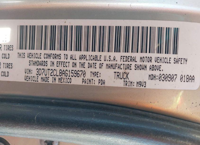 Photo 9 of 2010 Dodge Ram 2500 SLT (VIN 3D7UT2CL8AG159670)