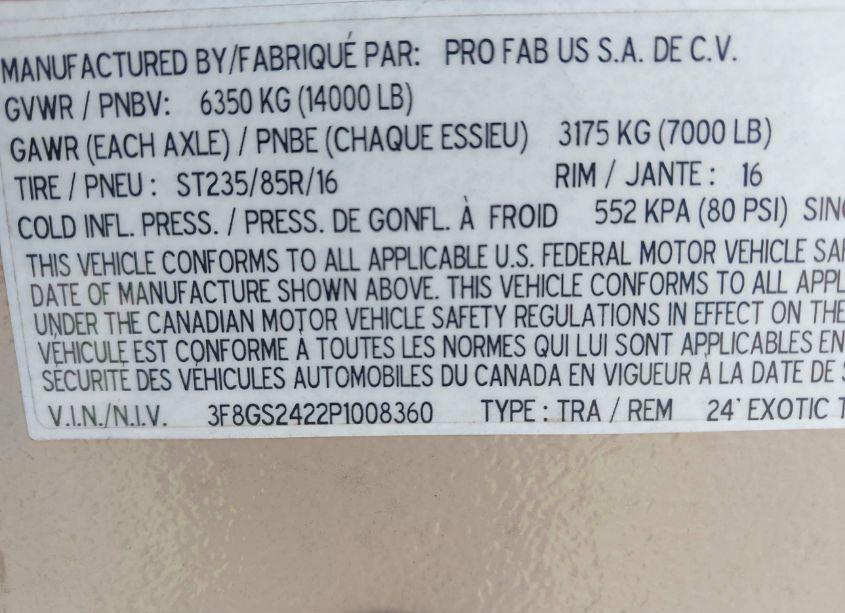 Photo 9 of 2023 Big Boy TRA (VIN 3F8GS2422P1008360)