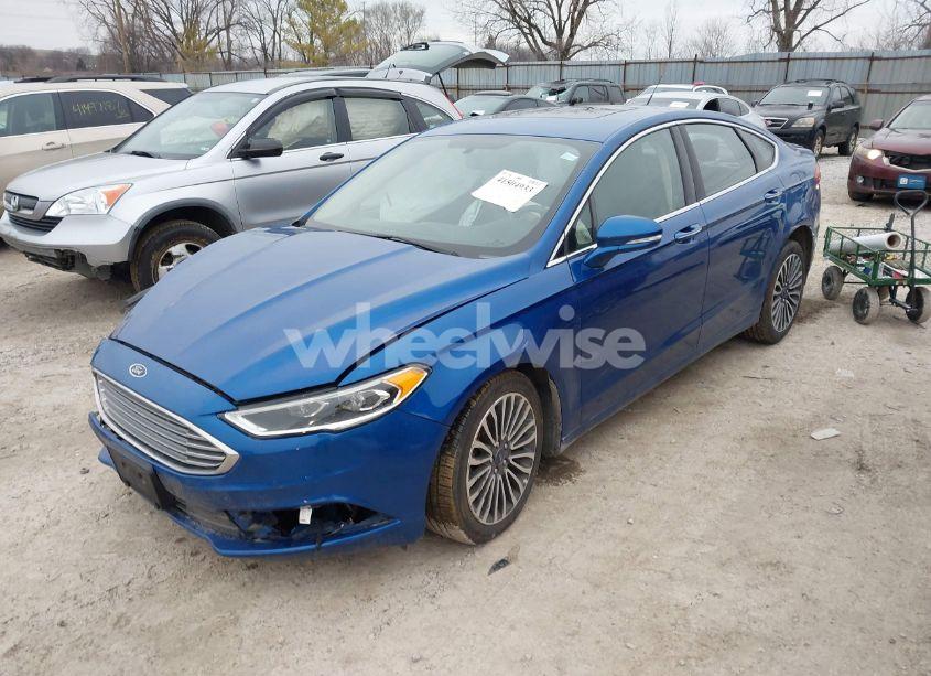 Photo 2 of 2018 Ford Fusion TITANIUM (VIN 3FA6P0D90JR132133)