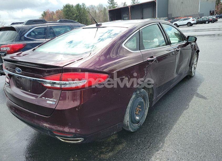 Photo 4 of 2017 Ford Fusion TITANIUM (VIN 3FA6P0D91HR173266)