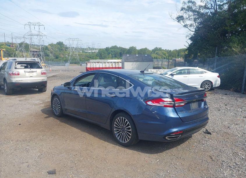 Photo 3 of 2018 Ford Fusion TITANIUM (VIN 3FA6P0D91JR169207)