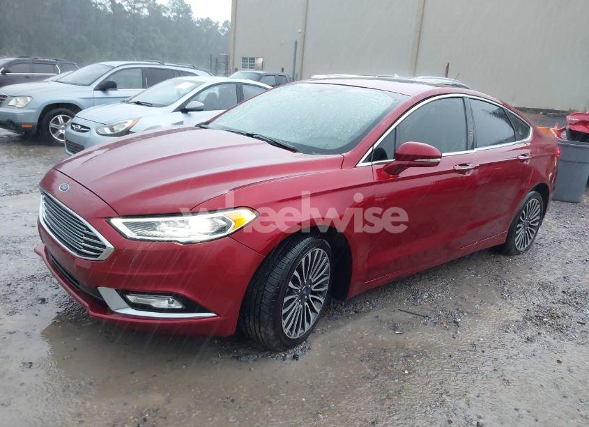 Photo 2 of 2018 Ford Fusion TITANIUM (VIN 3FA6P0D91JR233679)