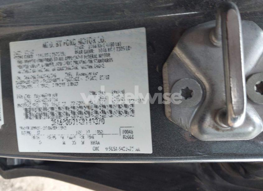 Photo 9 of 2019 Ford Fusion TITANIUM (VIN 3FA6P0D91KR143370)