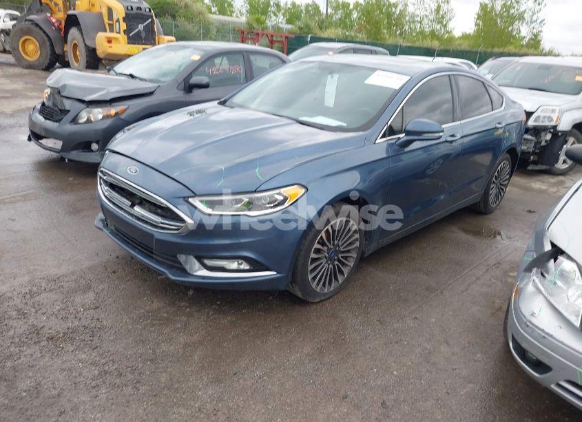 Photo 2 of 2018 Ford Fusion TITANIUM (VIN 3FA6P0D92JR234341)
