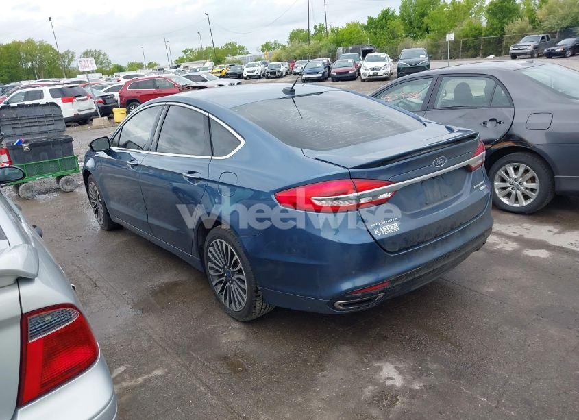 Photo 3 of 2018 Ford Fusion TITANIUM (VIN 3FA6P0D92JR234341)