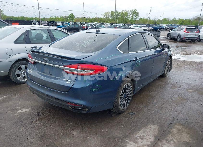 Photo 4 of 2018 Ford Fusion TITANIUM (VIN 3FA6P0D92JR234341)