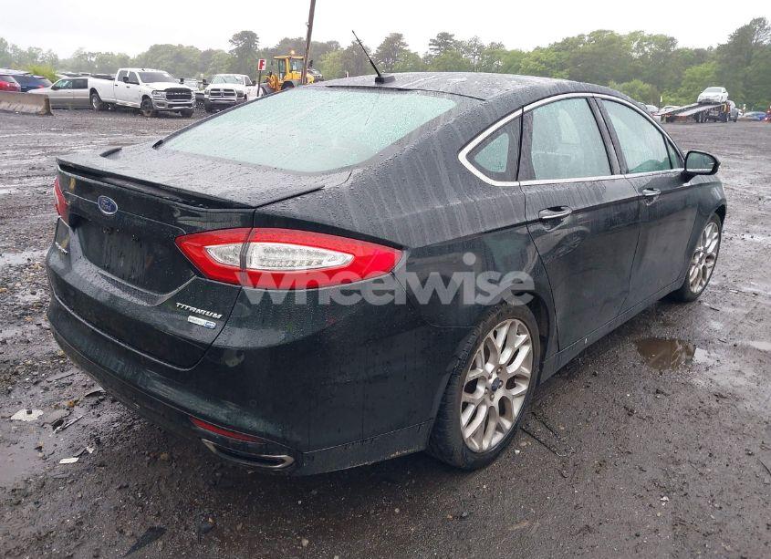 Photo 4 of 2014 Ford Fusion TITANIUM (VIN 3FA6P0D95ER290375)