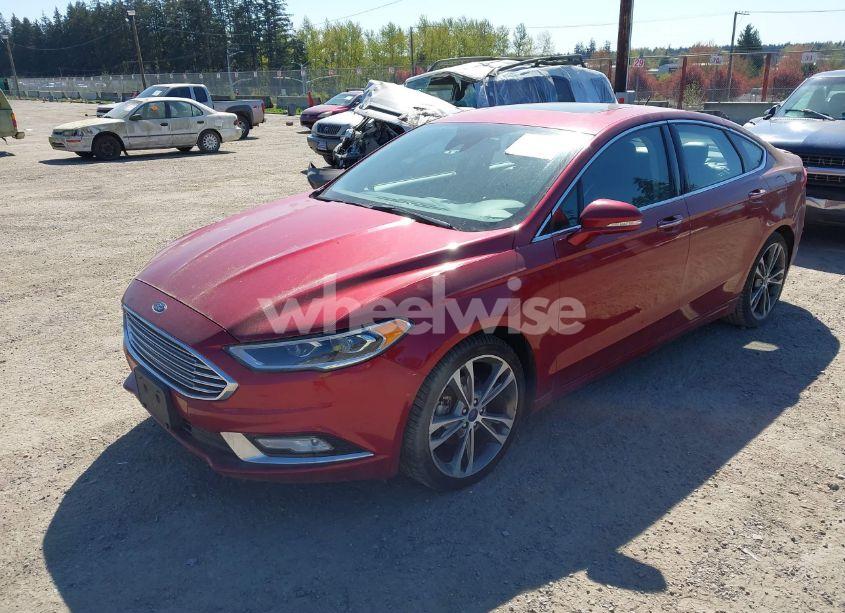 Photo 2 of 2017 Ford Fusion TITANIUM (VIN 3FA6P0D95HR164067)