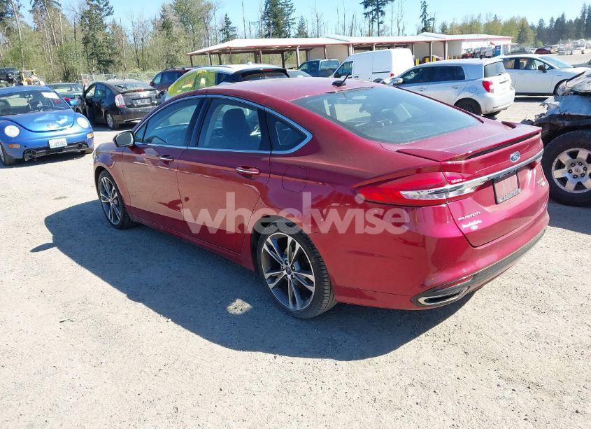 Photo 3 of 2017 Ford Fusion TITANIUM (VIN 3FA6P0D95HR164067)