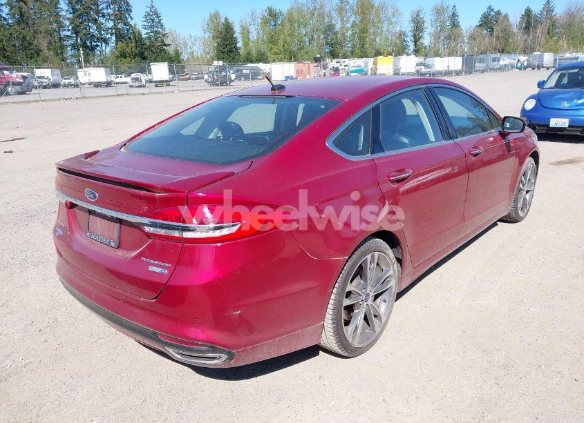 Photo 4 of 2017 Ford Fusion TITANIUM (VIN 3FA6P0D95HR164067)