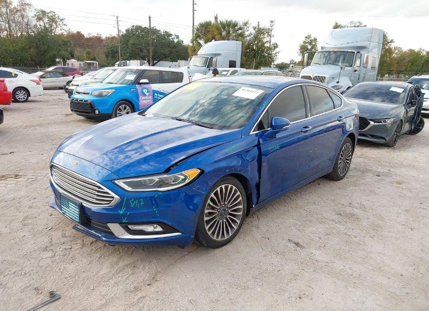 Photo 2 of 2018 Ford Fusion TITANIUM (VIN 3FA6P0D96JR205554)