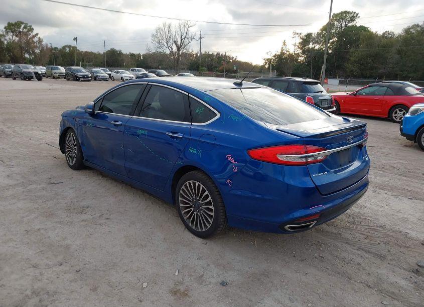 Photo 3 of 2018 Ford Fusion TITANIUM (VIN 3FA6P0D96JR205554)