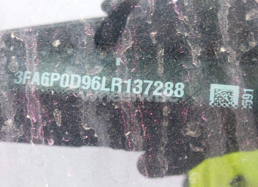 Photo 9 of 2020 Ford Fusion TITANIUM (VIN 3FA6P0D96LR137288)