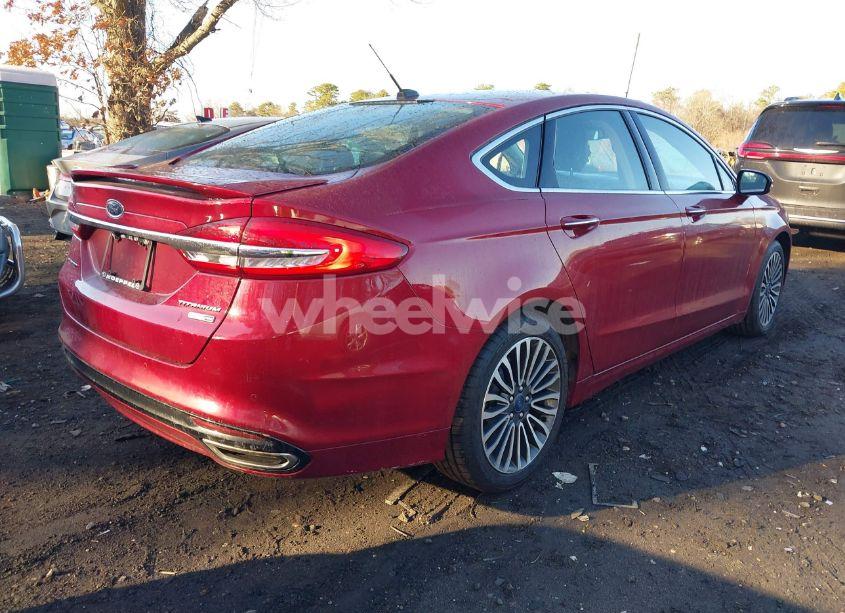 Photo 4 of 2017 Ford Fusion TITANIUM (VIN 3FA6P0D97HR268396)