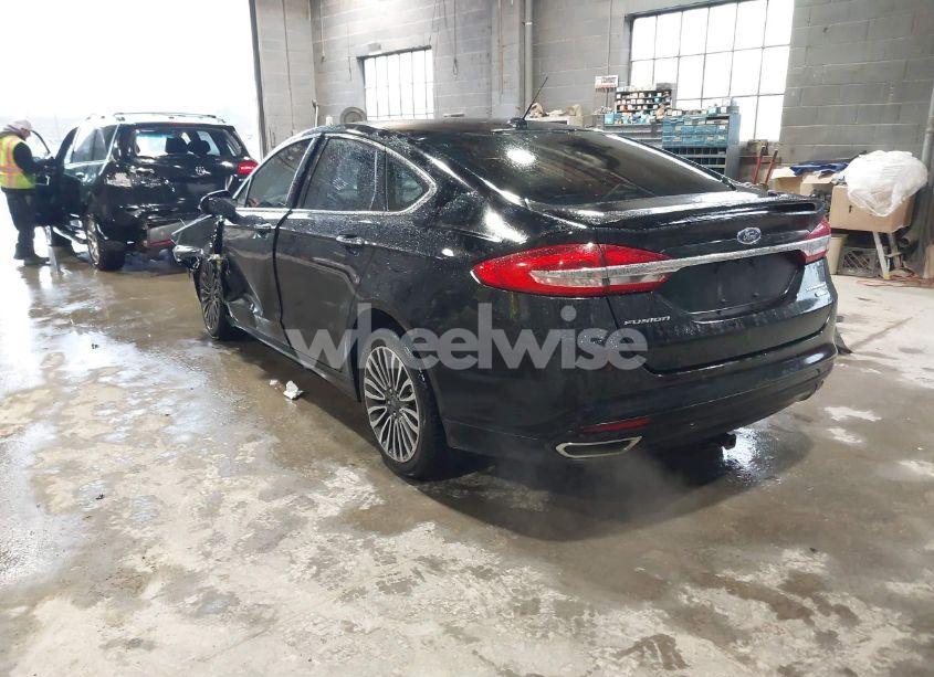 Photo 3 of 2018 Ford Fusion TITANIUM (VIN 3FA6P0D97JR155117)
