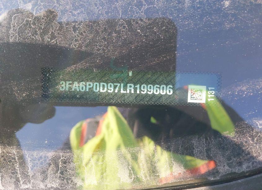 Photo 9 of 2020 Ford Fusion TITANIUM (VIN 3FA6P0D97LR199606)