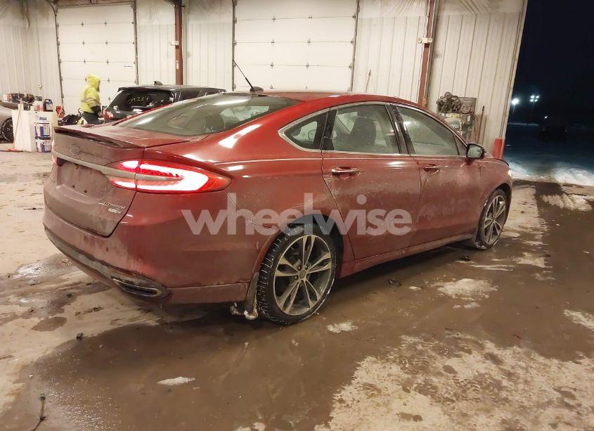 Photo 4 of 2017 Ford Fusion TITANIUM (VIN 3FA6P0D99HR225095)