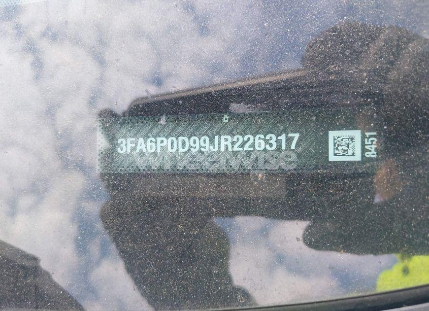 Photo 16 of 2018 Ford Fusion TITANIUM (VIN 3FA6P0D99JR226317)