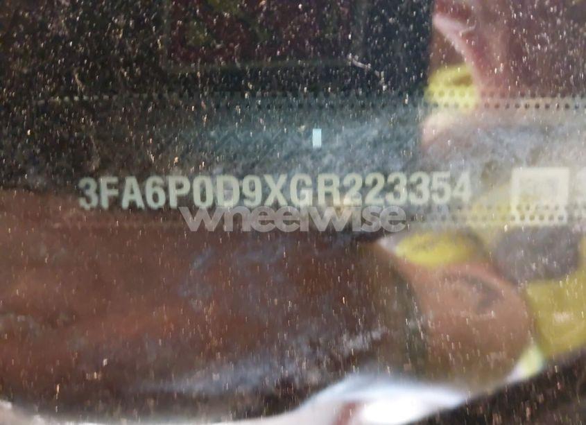 Photo 9 of 2016 Ford Fusion TITANIUM (VIN 3FA6P0D9XGR223354)