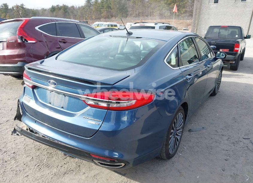 Photo 4 of 2018 Ford Fusion TITANIUM (VIN 3FA6P0D9XJR128641)
