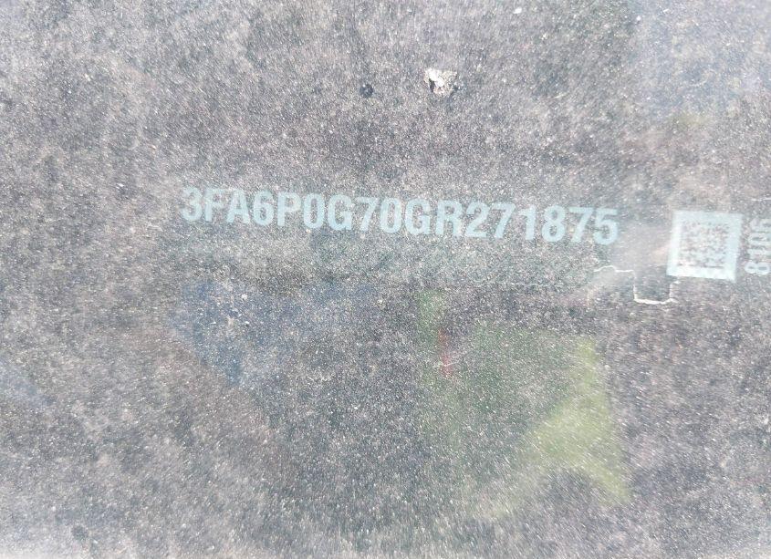 Photo 11 of 2016 Ford Fusion S (VIN 3FA6P0G70GR271875)