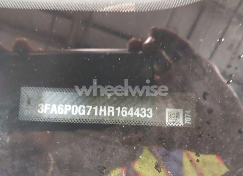 Photo 17 of 2017 Ford Fusion S (VIN 3FA6P0G71HR164433)