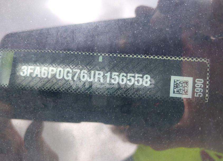 Photo 9 of 2018 Ford Fusion S (VIN 3FA6P0G76JR156558)