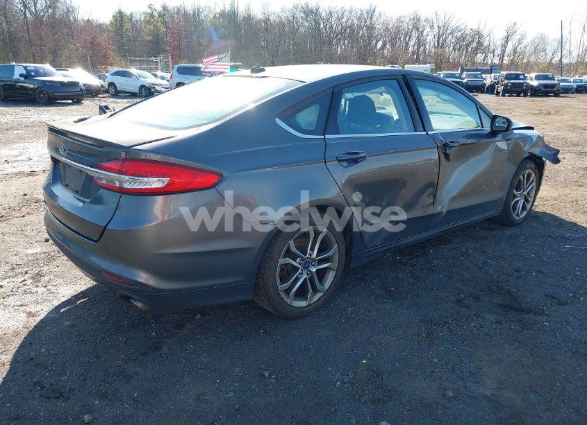 Photo 4 of 2017 Ford Fusion S (VIN 3FA6P0G77HR107153)