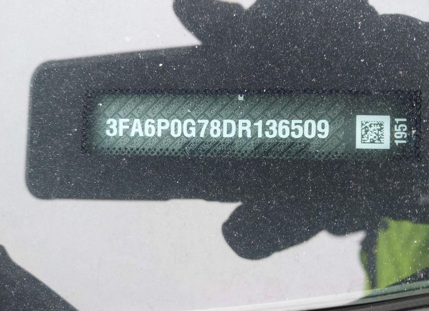 Photo 9 of 2013 Ford Fusion S (VIN 3FA6P0G78DR136509)